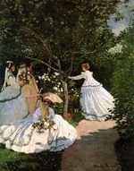 Женщины в саду 1866